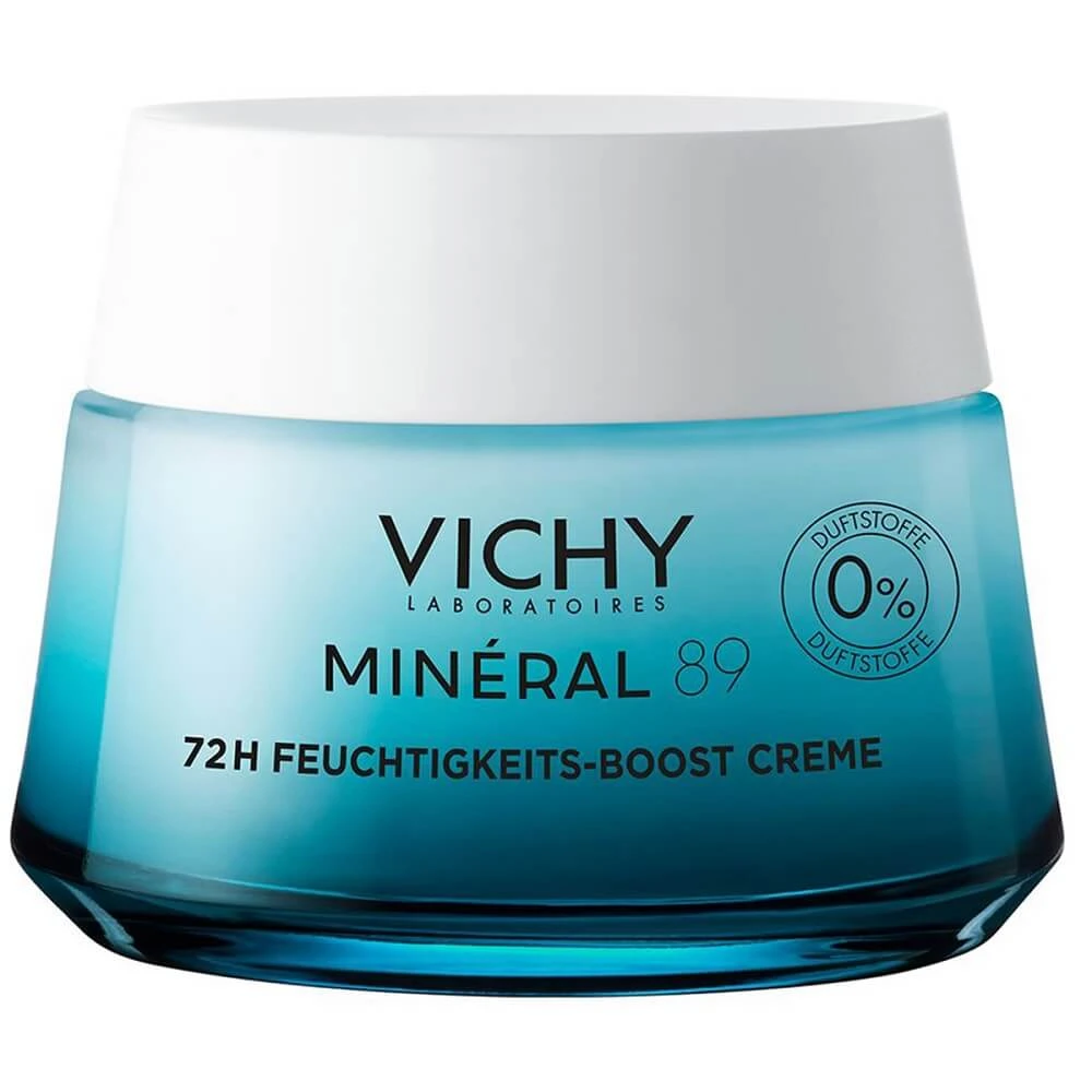 Vichy Mineral 89, Cremă hidratantă și de refacere 72h fără parfum, 50ml
