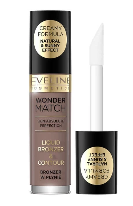 Eveline Cosmetics, Wonder Match, Bronzer în lichid nr. 01, 4.5 ml