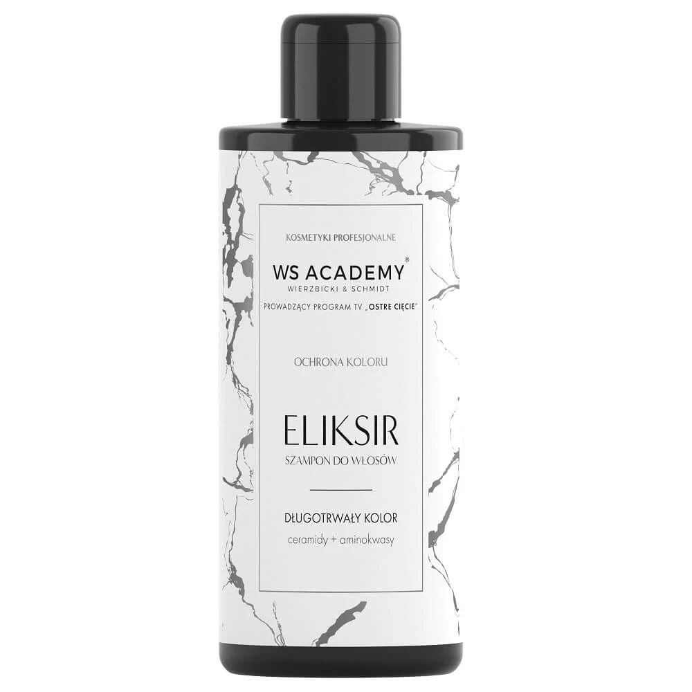 WS Academy Elixir Șampon pentru ceară, culoare de lungă durată, 250ml