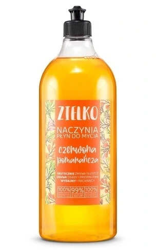 Zielko, Lichid de spălat vase, roșu portocaliu, 1000 ml