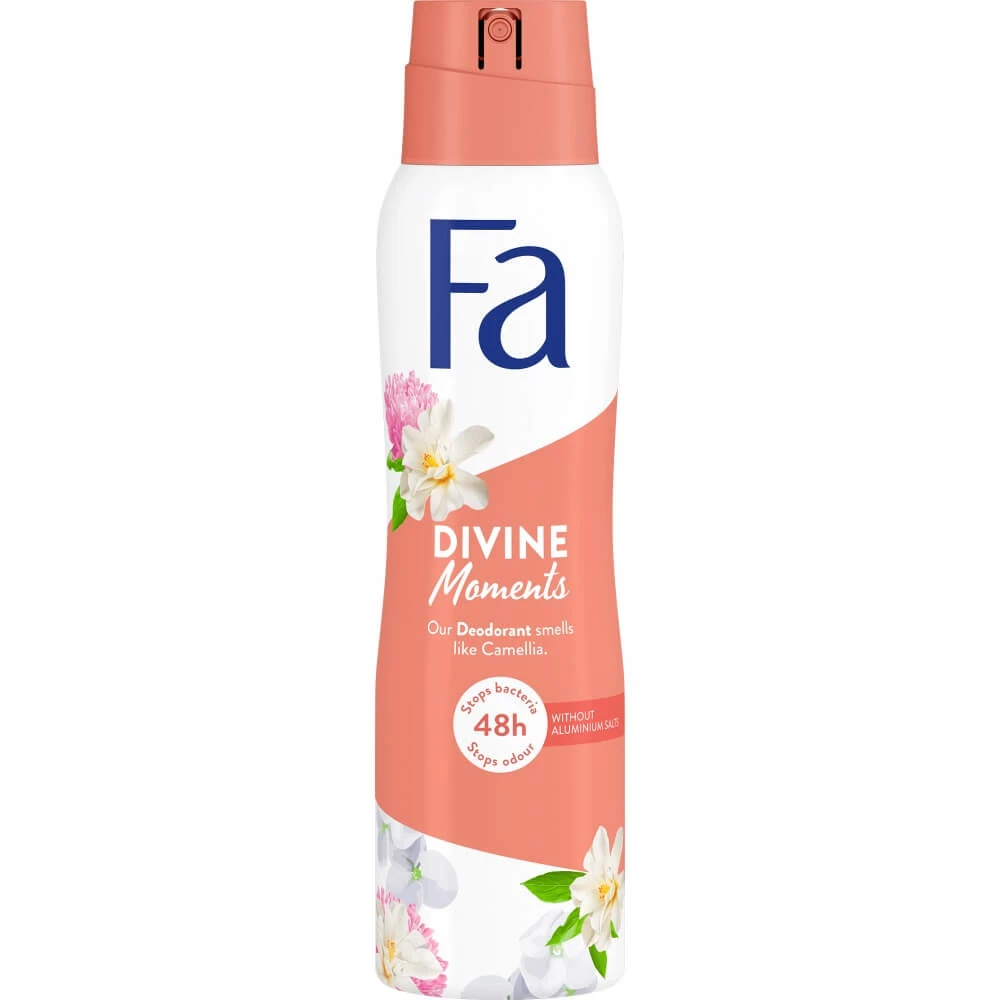 Fa Divine Moments 48h Camellia Parfum Spray Deodorant, 150ml