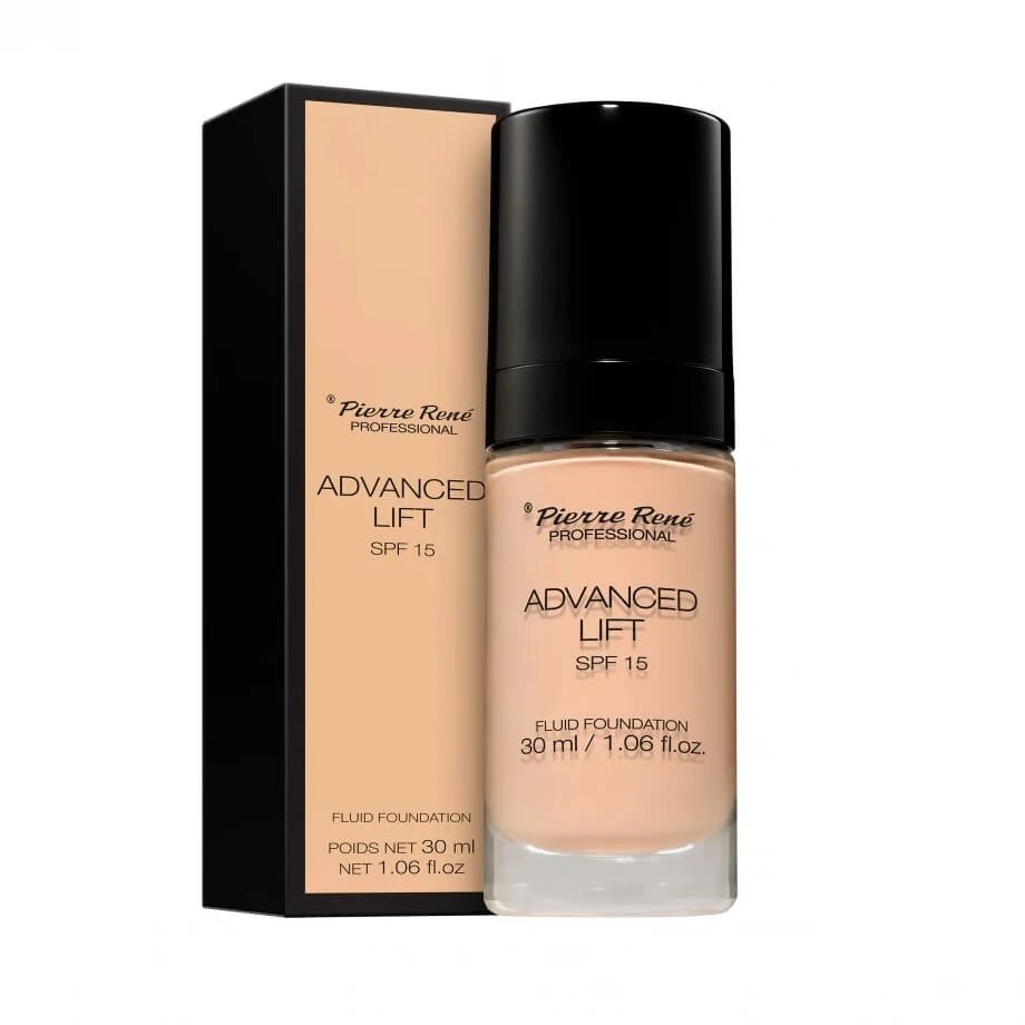 Pierre Rene Advanced Lift Fluid Lifting Foundation SPF15 04 Bej deschis, 30ml