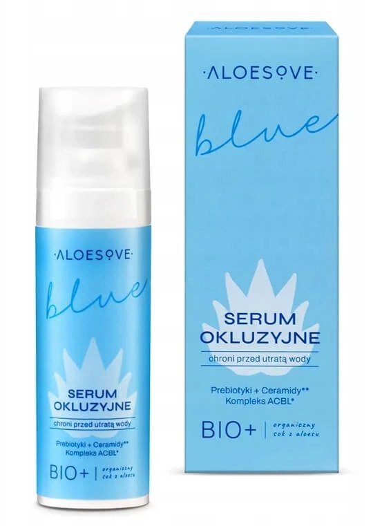 Aloesove Blue Emollient ser ocluziv pentru față, 30 ml