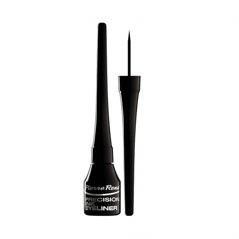 Pierre Rene Precision Ink Eyeliner în creion 01 Black, 3ml