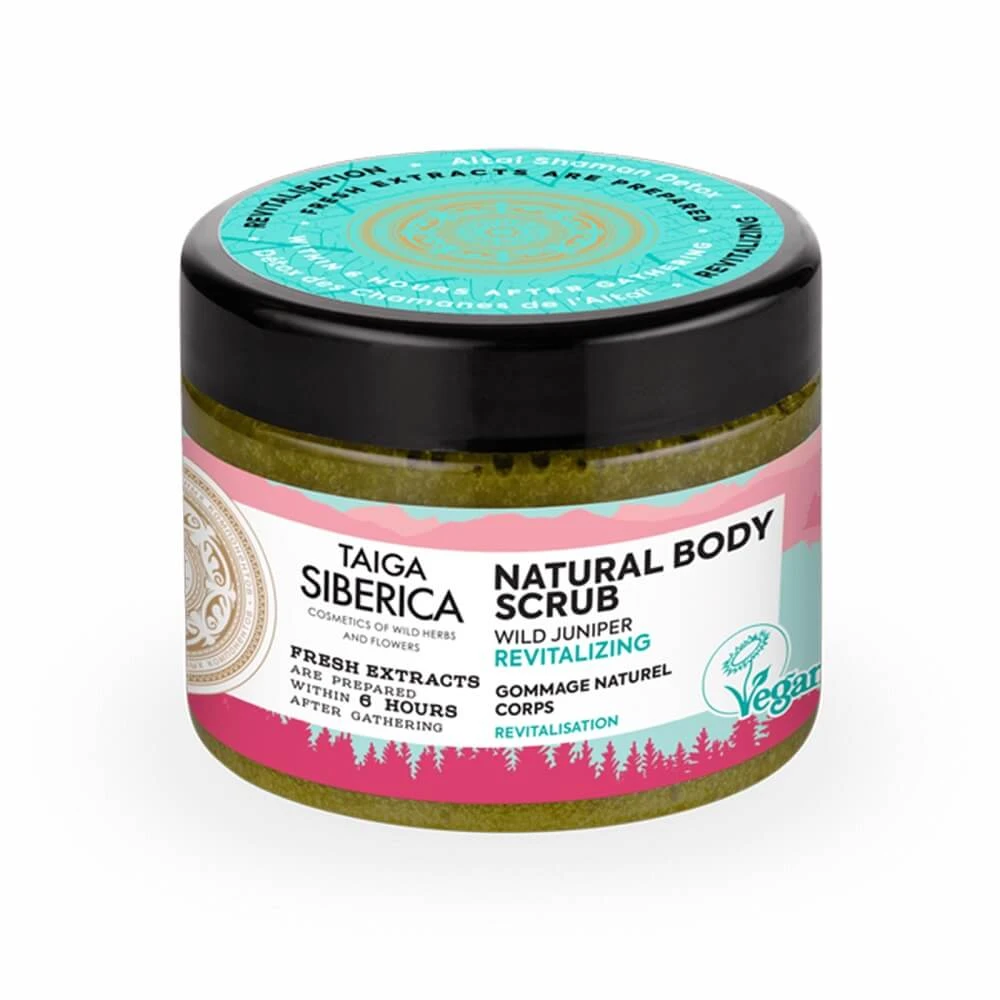 Natura Siberica Taiga Siberica Exfoliant natural pentru corp Atajski Detox, 300ml