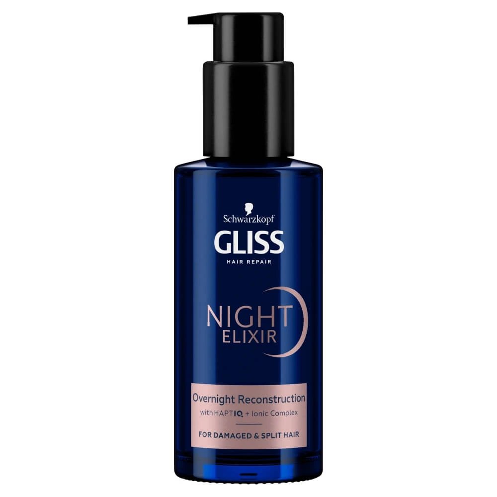 Gliss Regenerating Night Treatment fără exfoliere pentru părul deteriorat și vârfurile despicate, 100ml