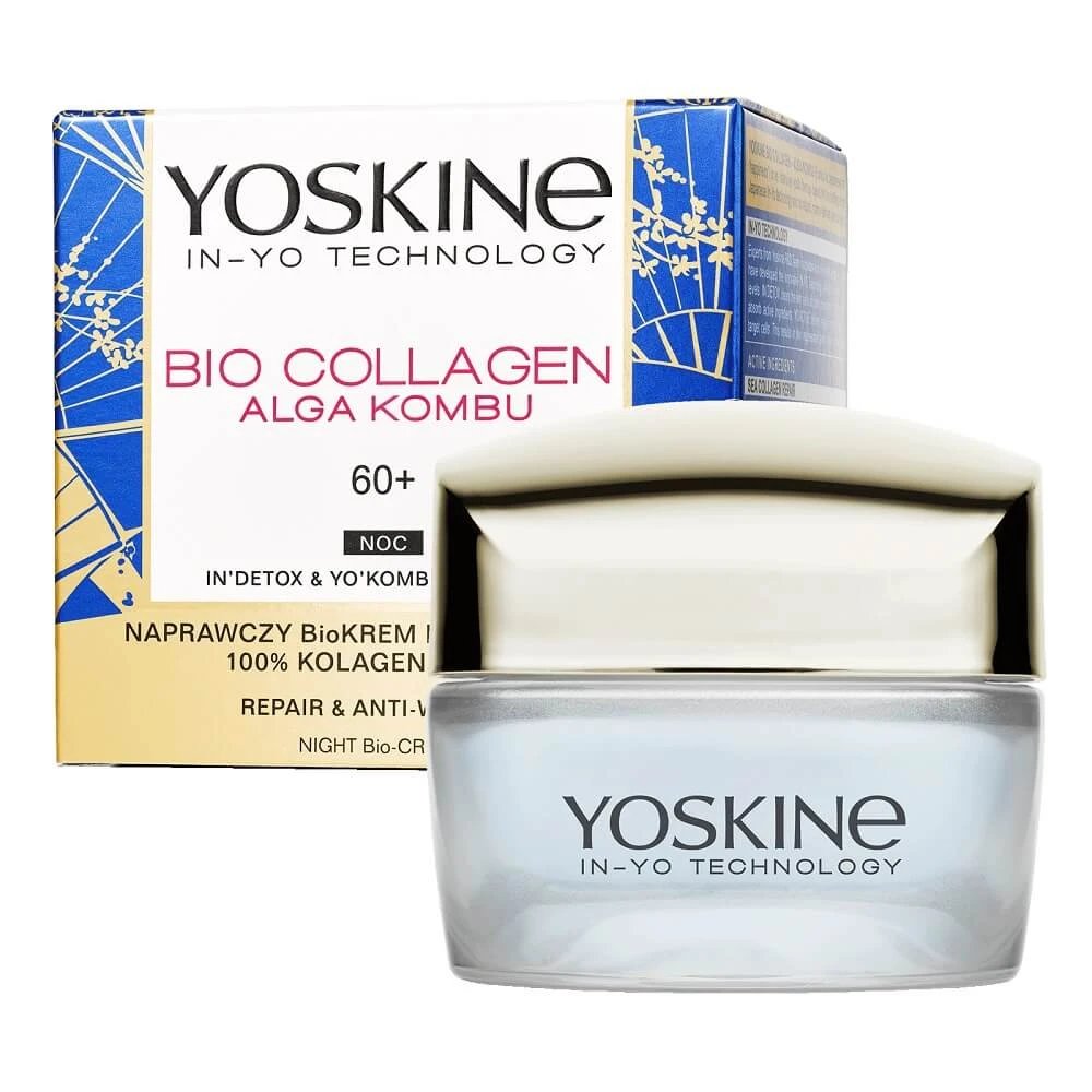 Yoskine Bio Colagen Crema de noapte 60+, 50ml