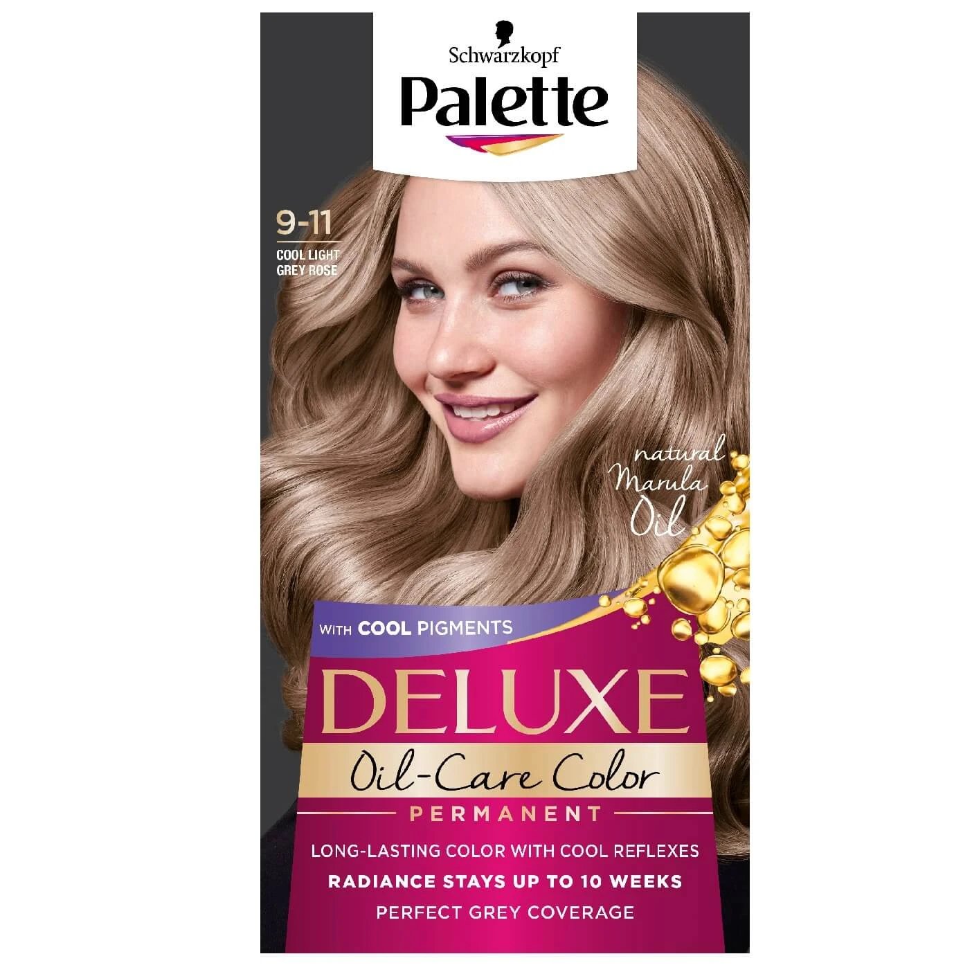 Palette Deluxe Oil-Care Color Culoare de ceară cu microulei 9-11 Cool Light Rose Blonde