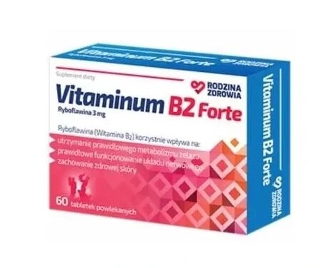 Family Health Vitaminum B2 Forte, 60 comprimate
