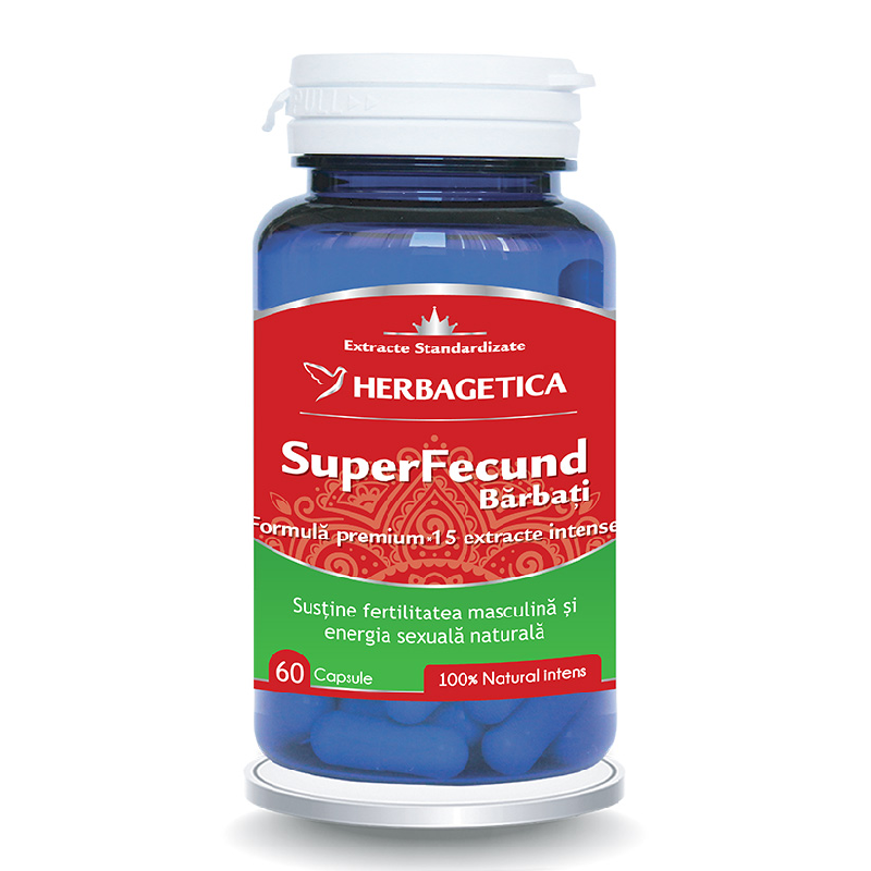 Superfecund barbati, 60 capsule, Herbagetica