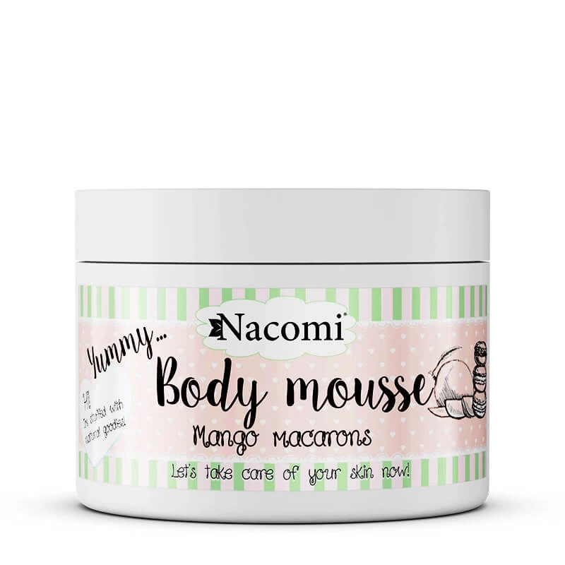 Mousse de corp Nacomi Mango Macaroni, 180 ml