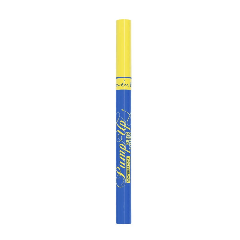 Lovely Pump Up Eyeliner rezistent la apă cu pensulă de precizie, 2,5 ml