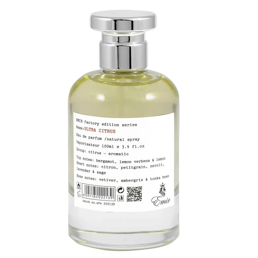 Emir Ultra Citrus Factory Edition Apă de parfum, 100 ml