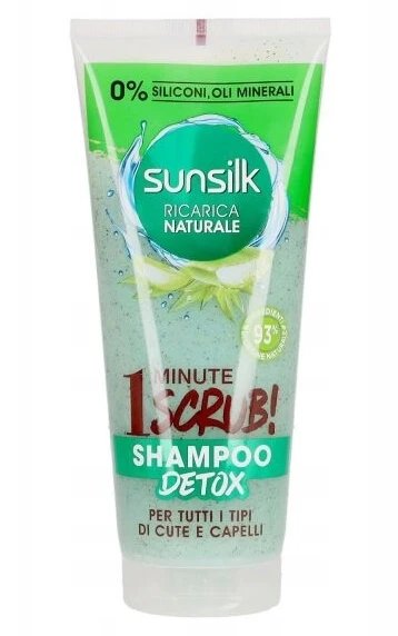 Șampon Sunsilk Detox Scrub în 1 minut, 200 ml