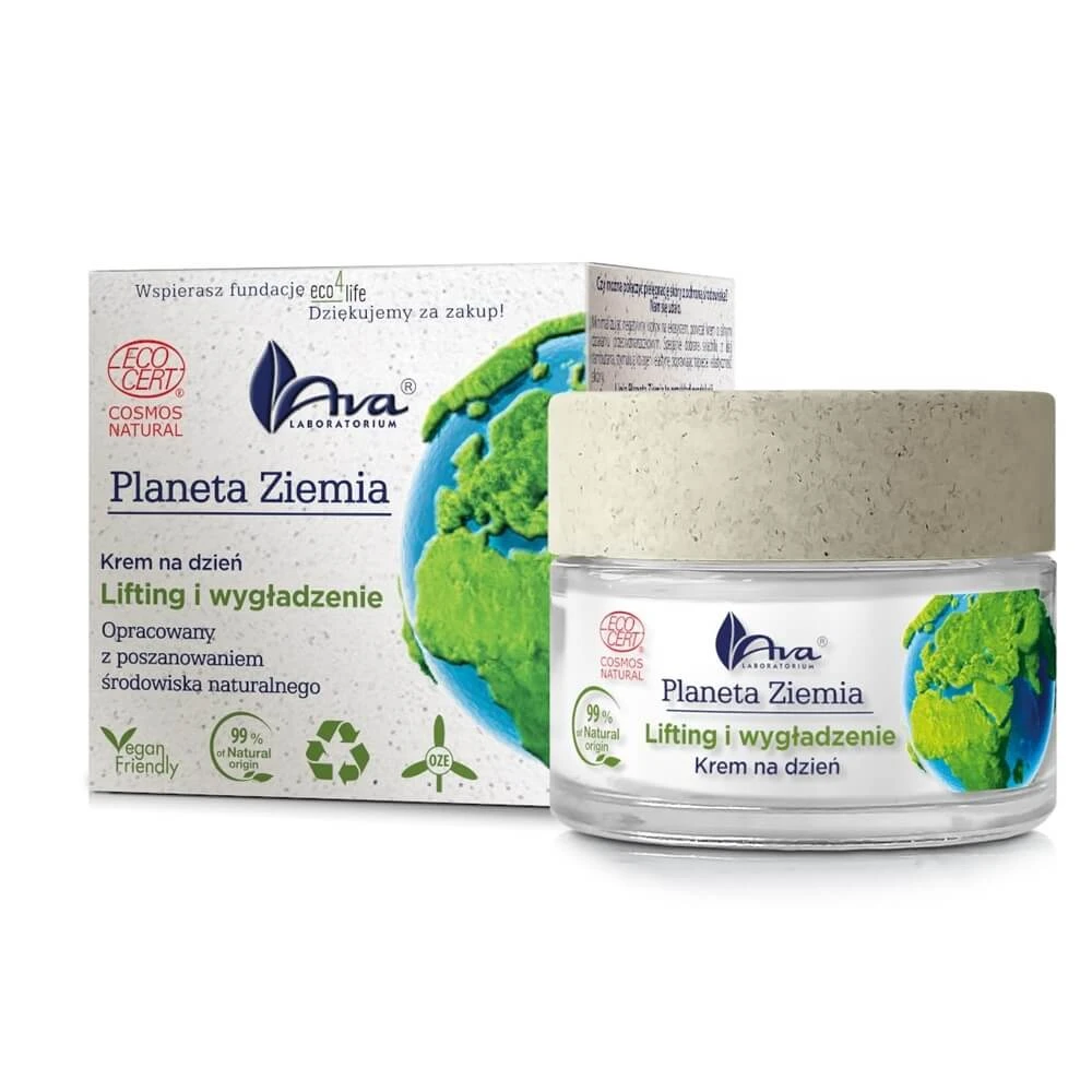 Ava Laboratorium Planeta Ziemia Cremă de zi cu efect de lifting și netezire, 50 ml