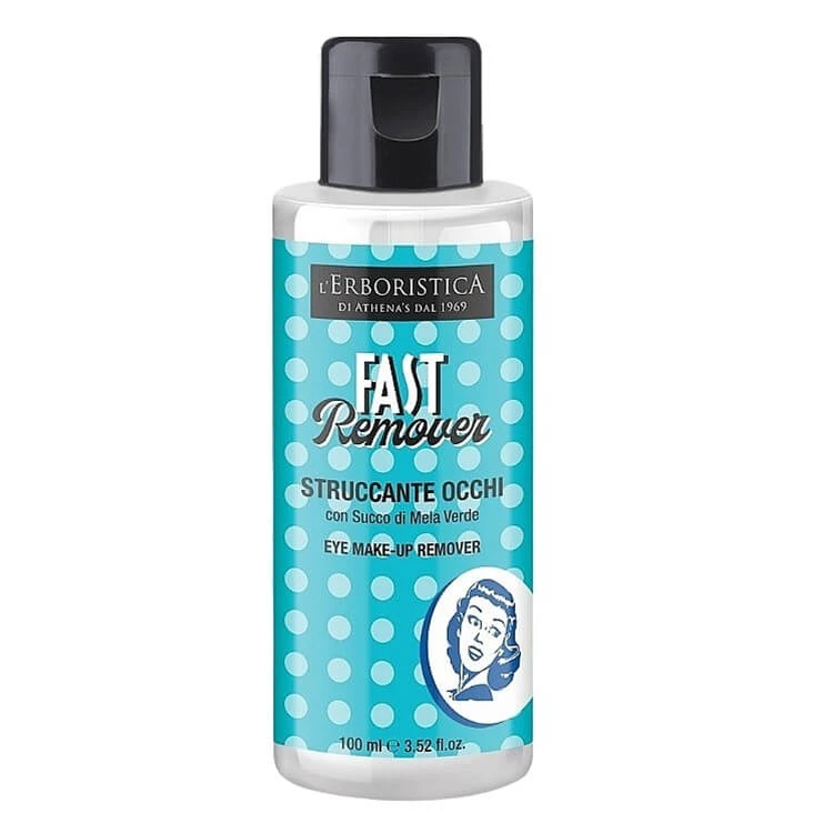 L Erboristica Vintage Fast Remover Gel demachiant pentru ochi, 100 ml
