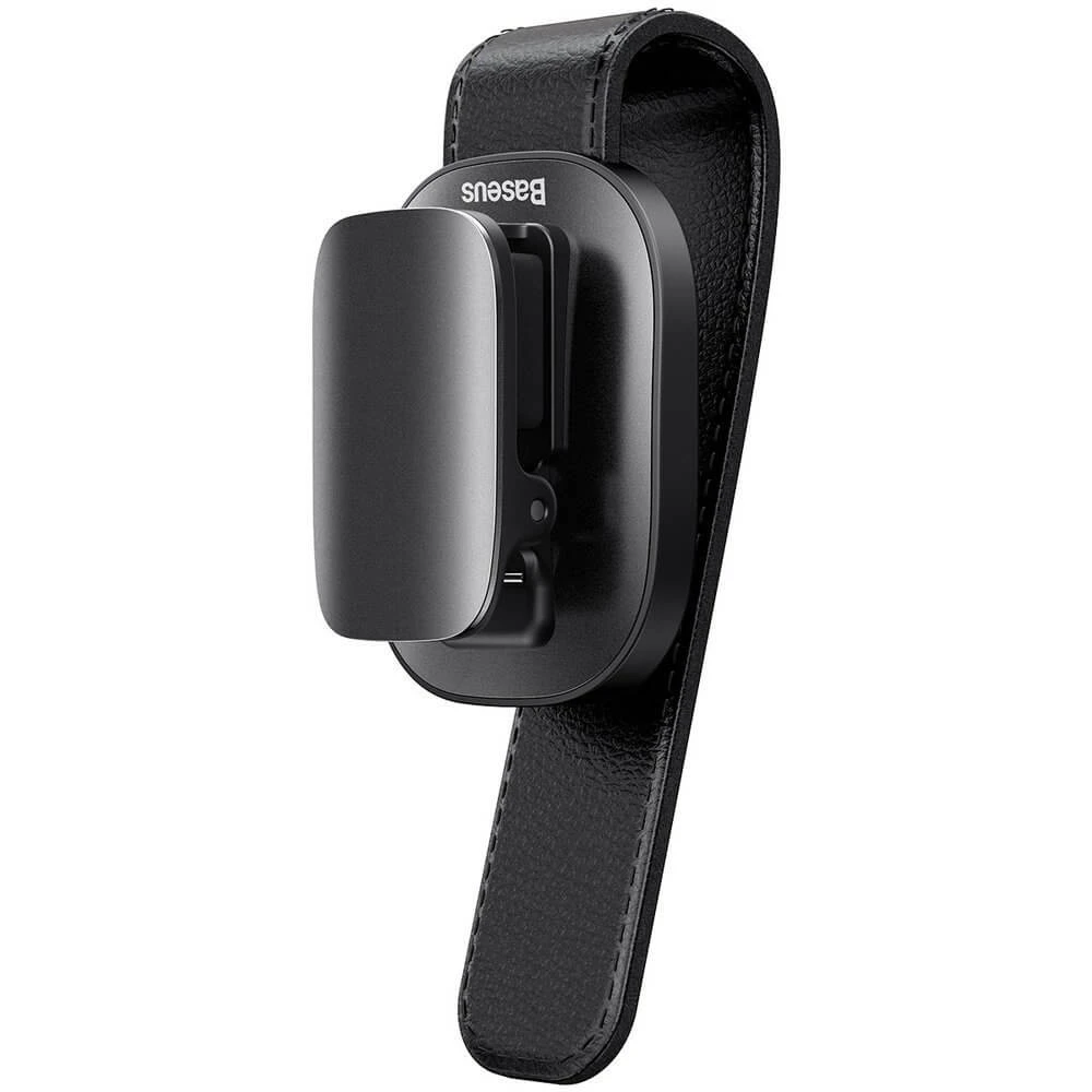 Baseus mașină clip-on ochelari titular negru (ACYJN-B01)