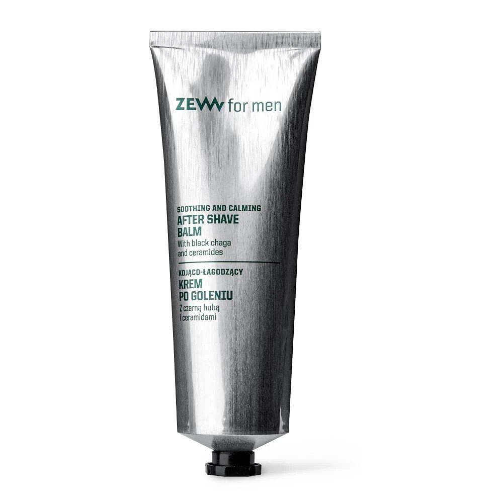 Zew For Men Cremă aftershave calmantă și liniștitoare cu hub negru și ceramide, 80 ml