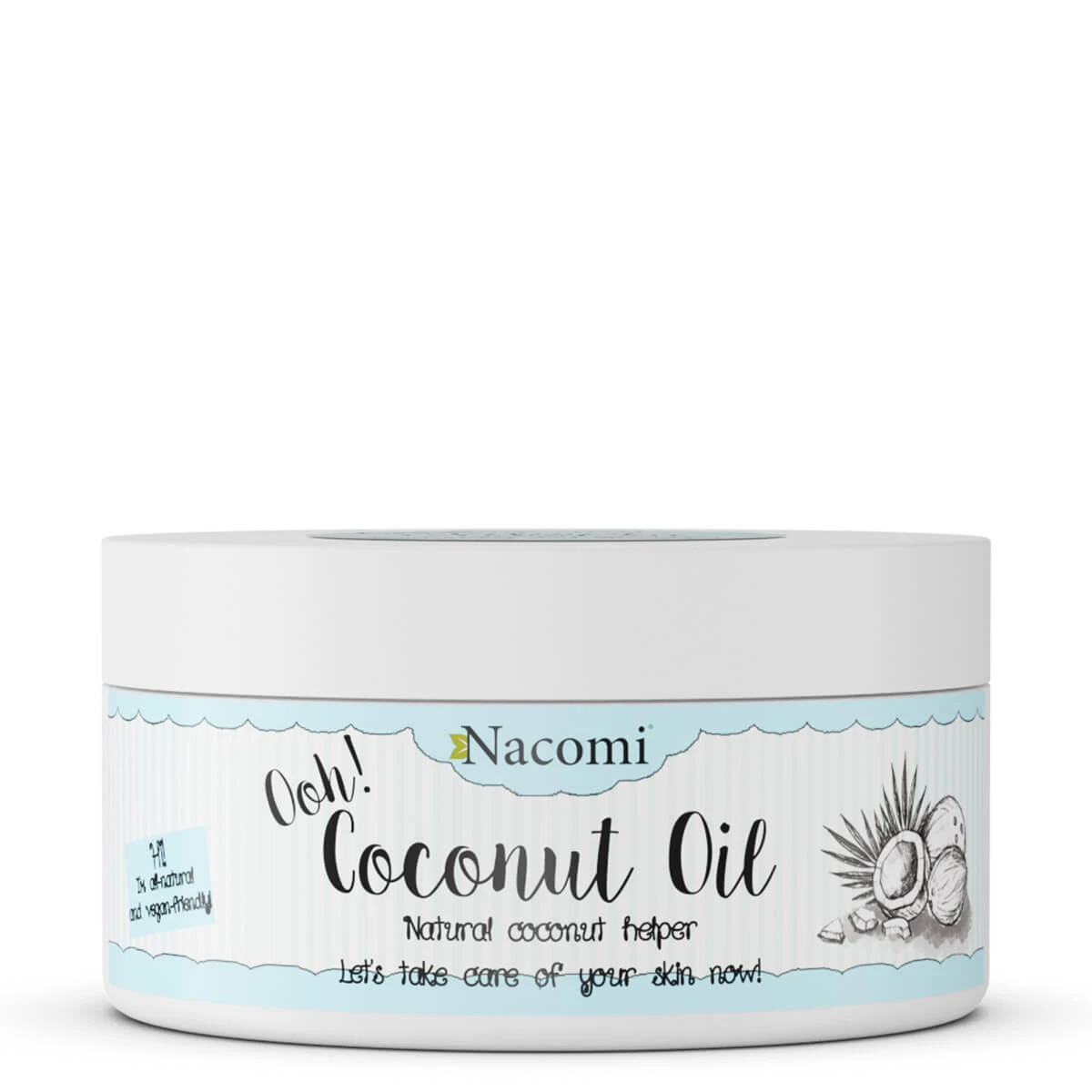 Nacomi Ulei rafinat de nucă de cocos, 100 ml