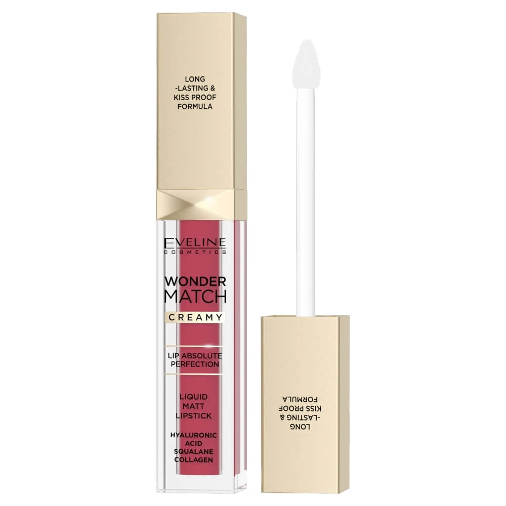 Eveline Cosmetics Wonder Match Ruj lichid 12 Charming Red, 6.8 ml