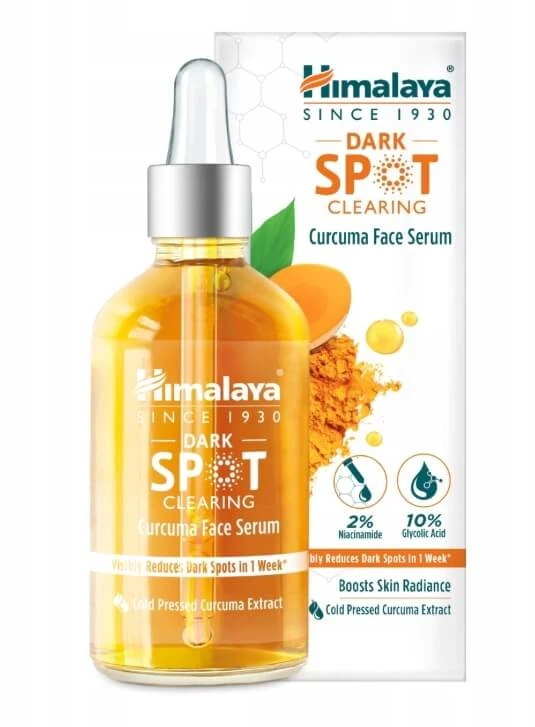 Ser de față Himalaya Curcuma pentru curățarea petelor întunecate, 30 ml