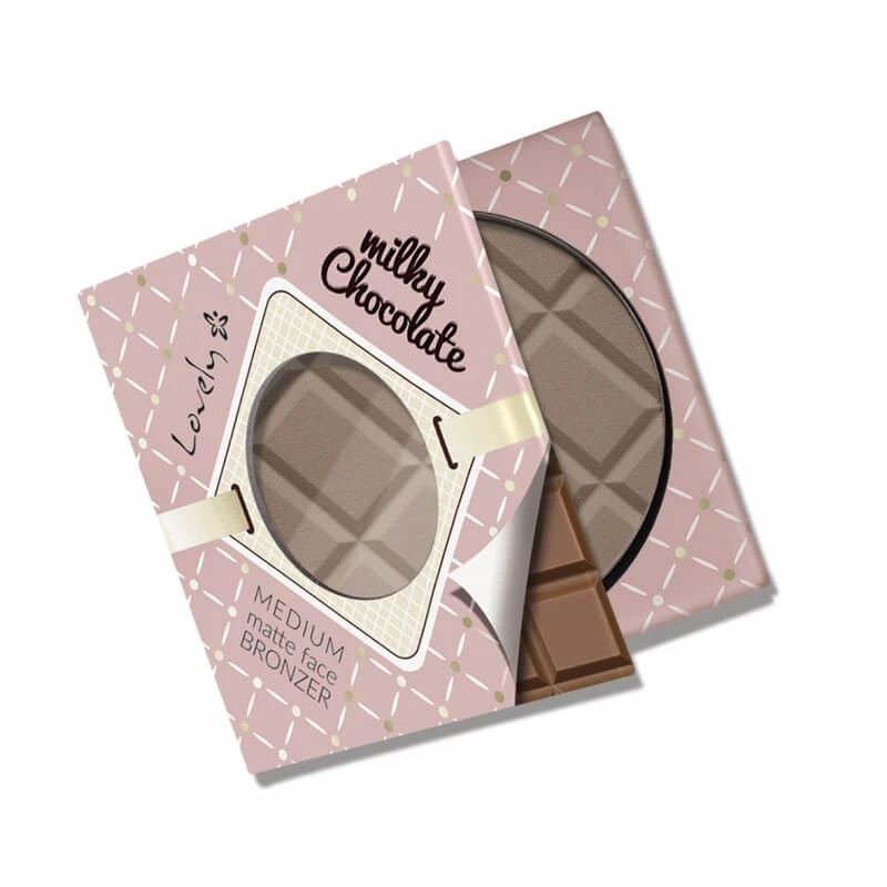 Lovely Milky Chocolate Medium Chocolate bronzer mat pentru față și corp, 9g