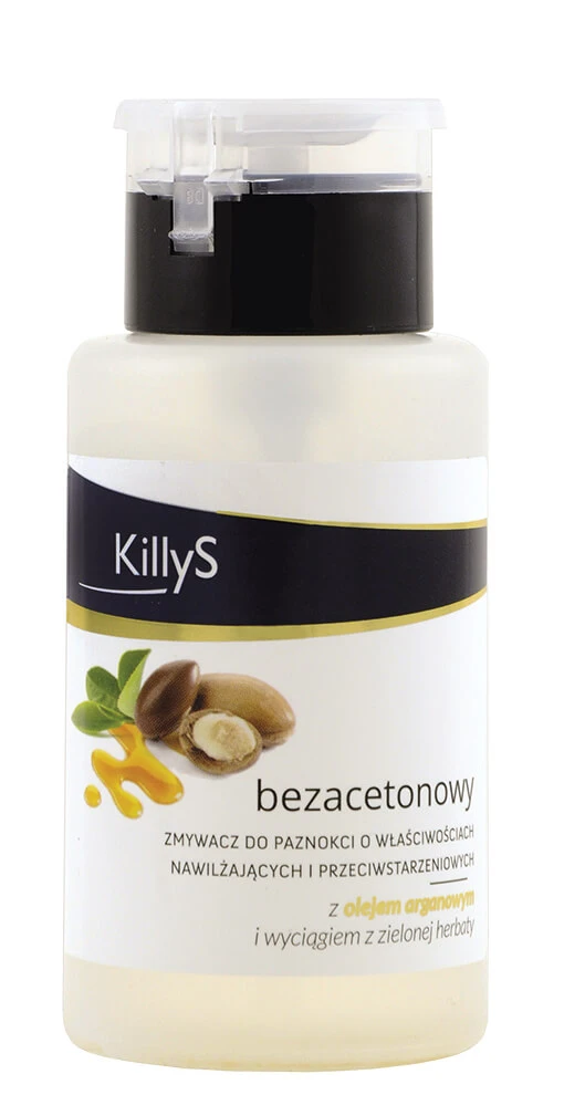 KillyS Demachiant fără acetonă cu ulei de argan, 200ml