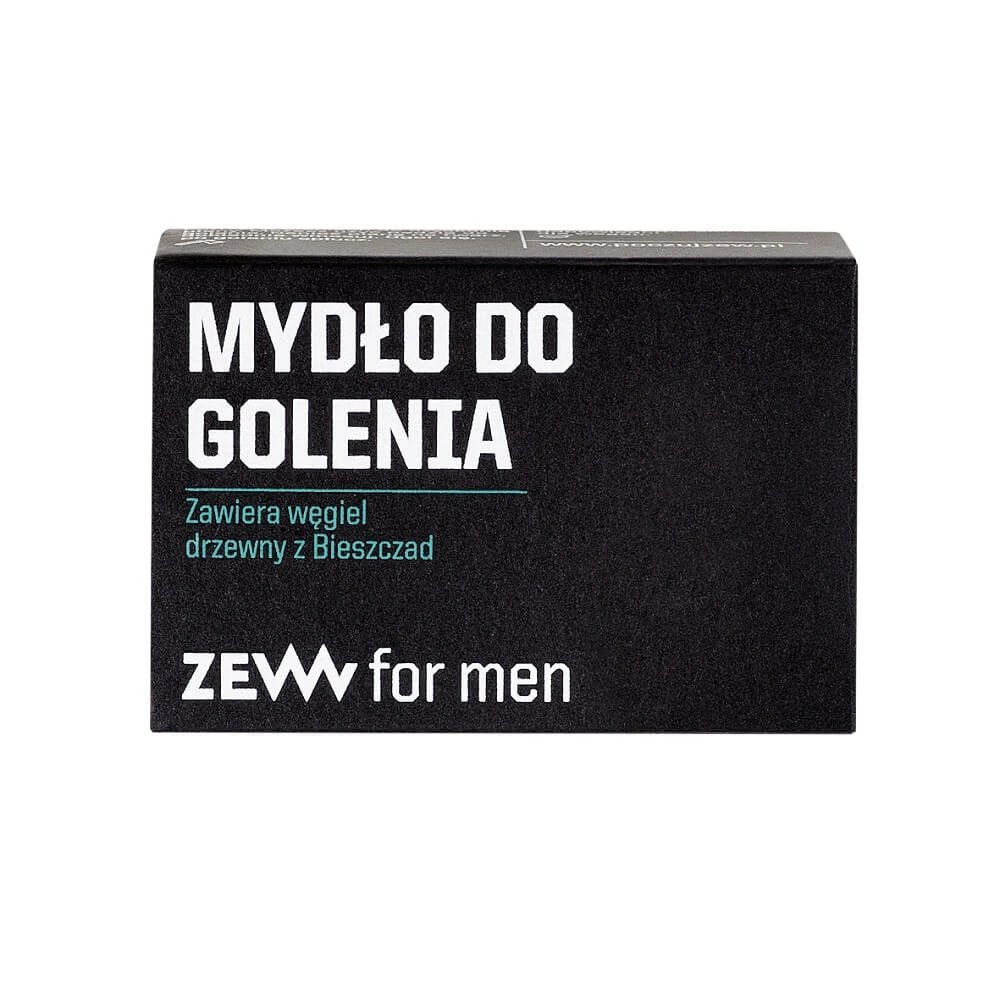 Zew For Men Săpun de bărbierit cu cărbune din Munții Bieszczady, 85 ml