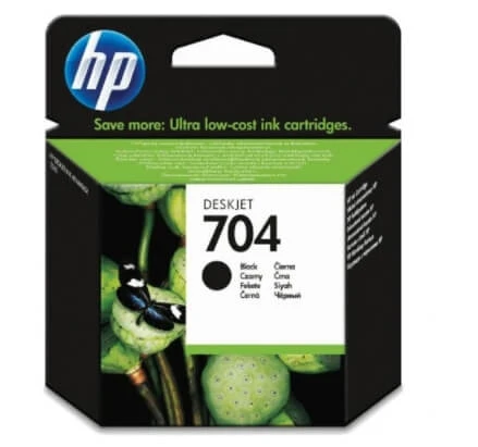 HP, Cerneală 704, negru