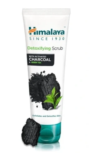 Himalaya, Scrub facial detoxifiant cu cărbune activ, 75 ml