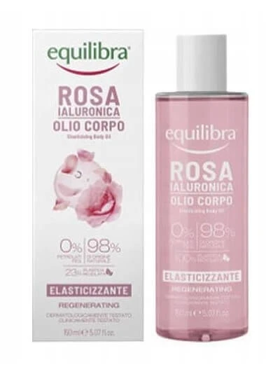 Equilibra Rosa Rose ulei de corp cu acid hialuronic, 150 ml