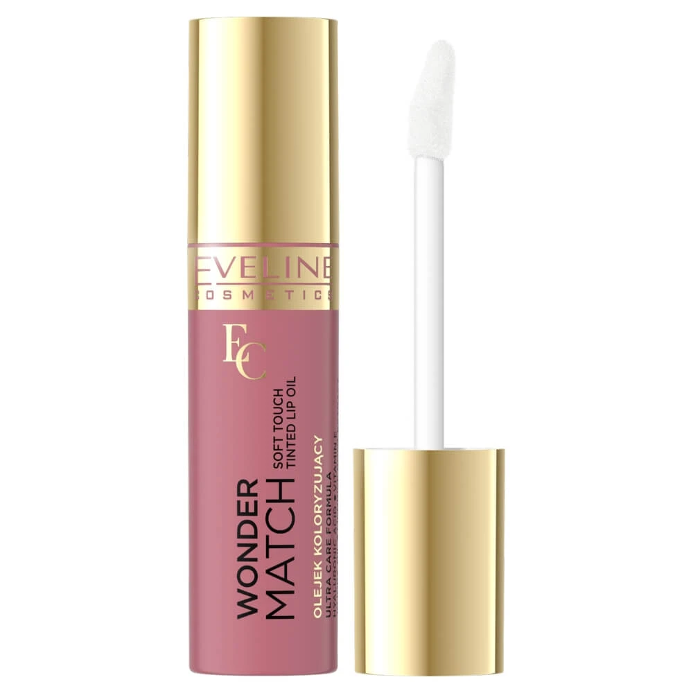 Eveline Cosmetics Wonder Match Lip Oil 03 Ice Cream cu căpșuni, 5 ml