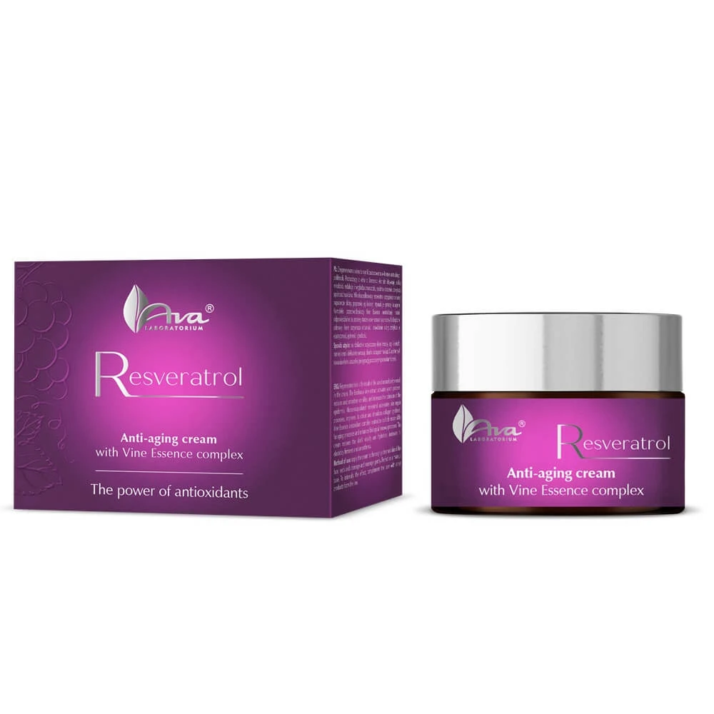 Ava Laboratorium Resveratrol Delayed Ageing Cream with Vine Essence Complex, 50 ml