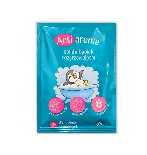 Actiaroma Sare de baie încălzitoare cu parfum de pădure 3+, 50 g
