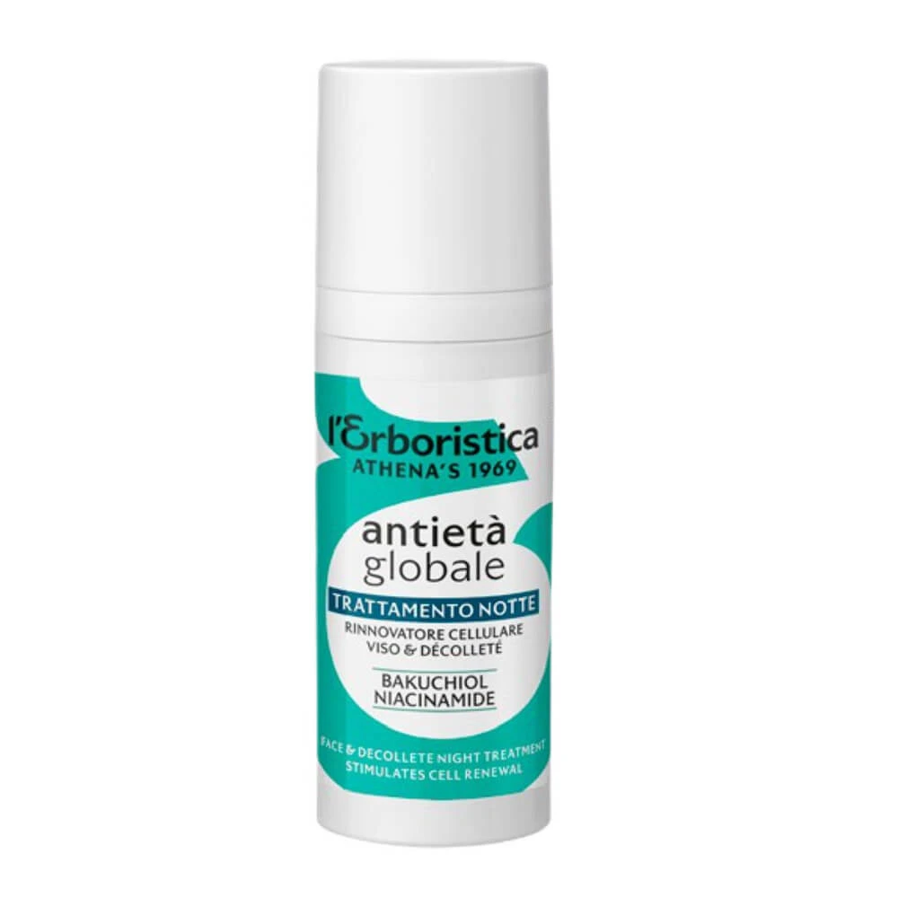 L Erboristica Antieta Globale Cremă de noapte pentru față și decolteu, 50 ml