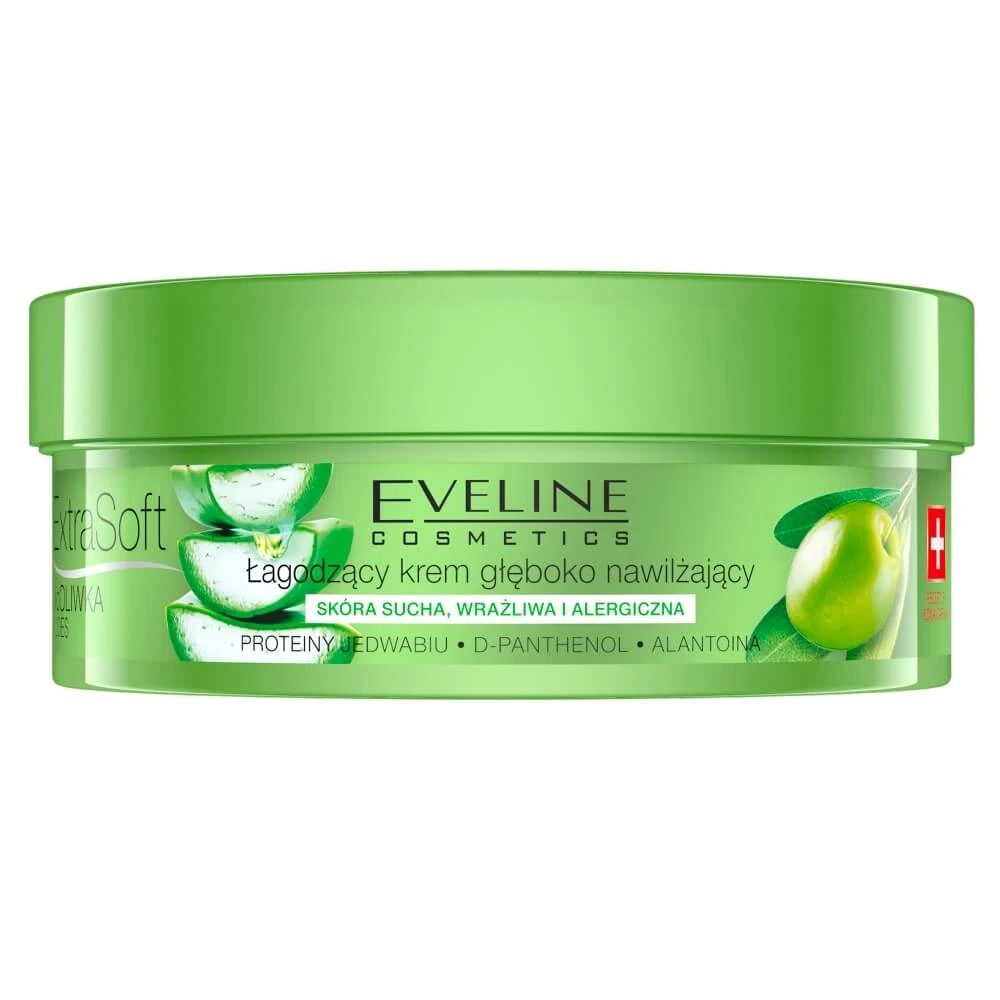 Eveline Cosmetics Extra Soft BIO Soothing Deep Moisturising Face and Body Cream, 200 ml