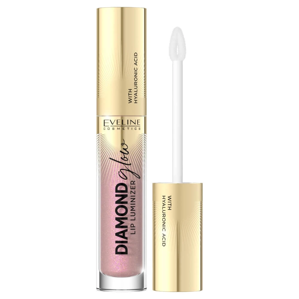 Eveline Cosmetics luciu de buze cu acid hialuronic 08 Honey Glam, 4.5 ml
