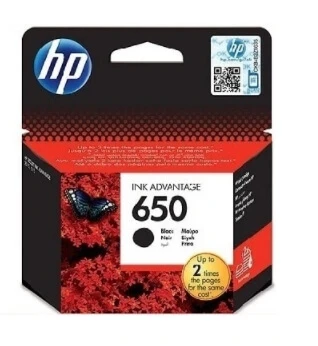 HP, Cerneală 650, negru