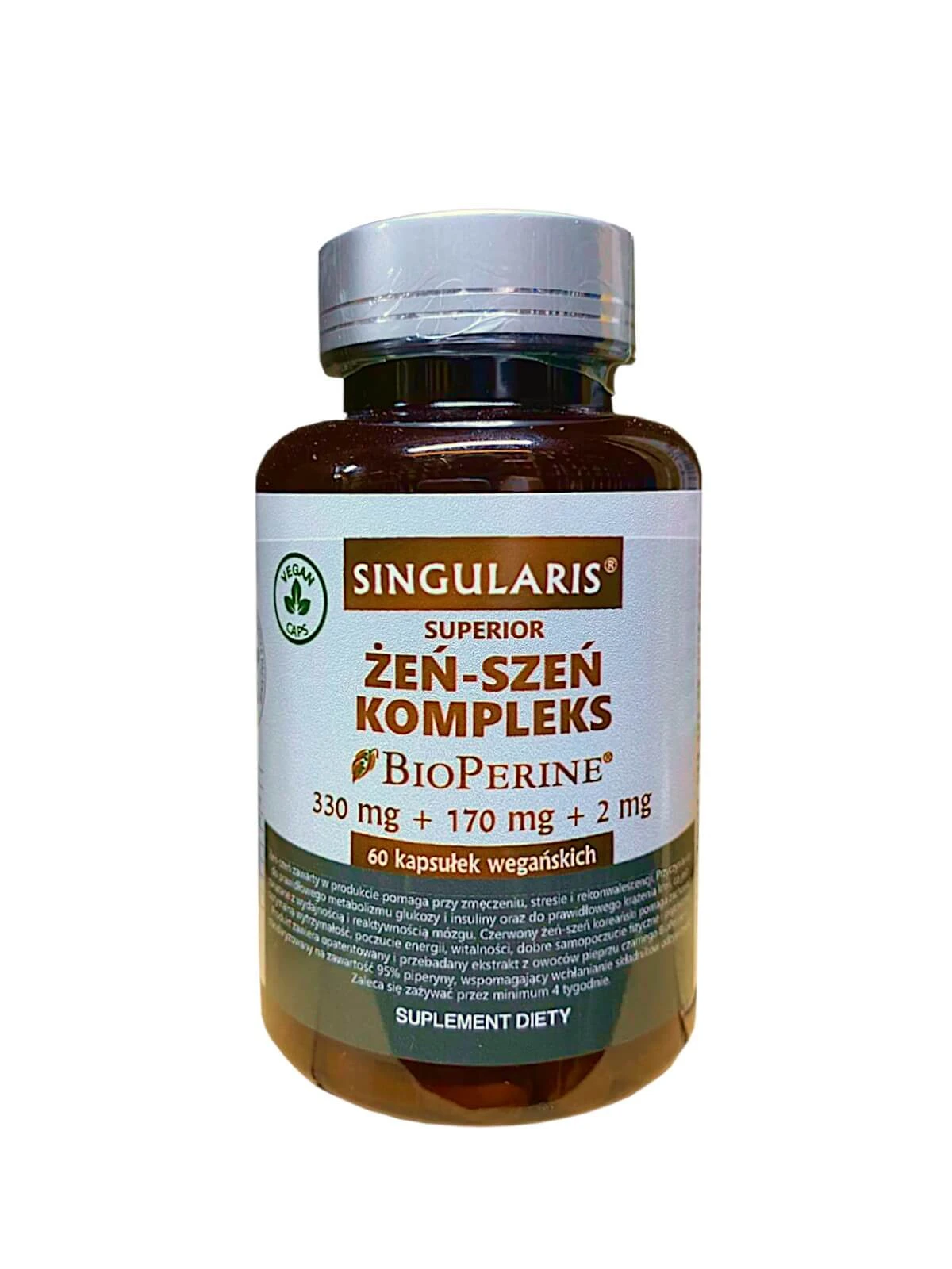 Singularis, Ginseng Bioperine Complex, 60 capsule
