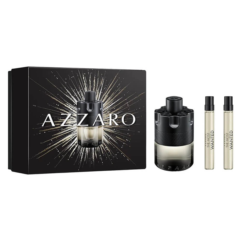 Azzaro The Most Wanted Intense Set Eau de Toilette, 100 ml + Eau de Toilette, 2 x 10 ml