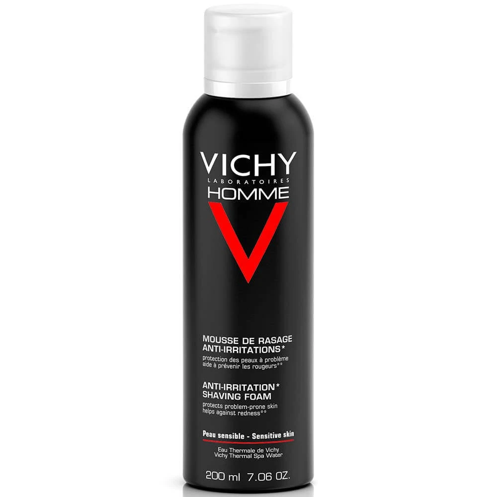 Vichy Men's Shaving Foam Anti-irritation Sensitive Skin 200ml