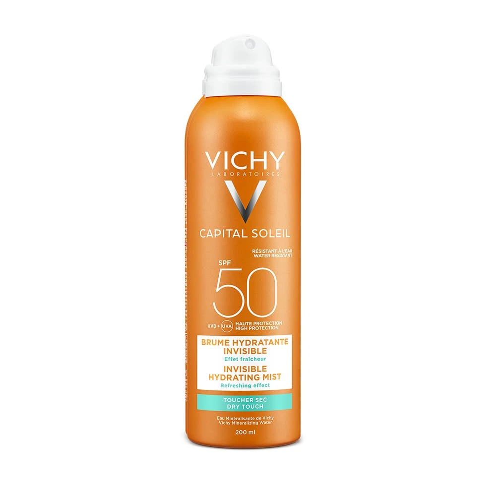 Vichy Capital Soleil Spray hidratant invizibil cu protecție solară Spf50 200 ml