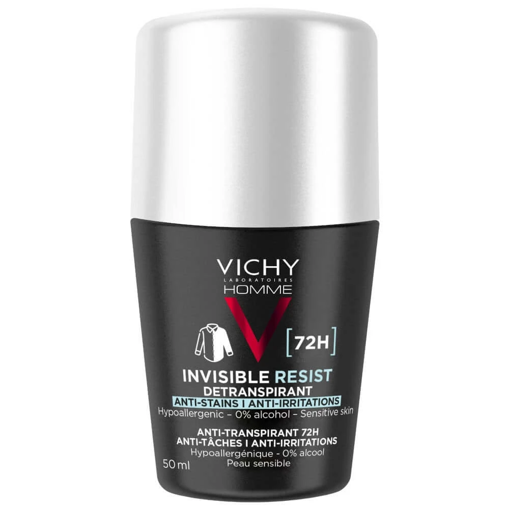 Vichy Deodorant pentru bărbați Invisible Resist Antiperspirant Eficacitate 72h Extreme Control 50ml