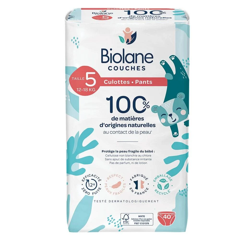 Scutece Biolane mărimea 5 12 la 18 kg x40
