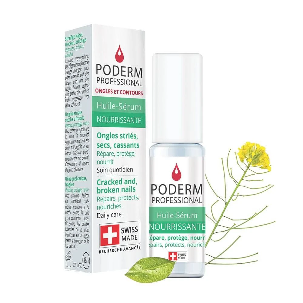 Poderm Nourishing Oil Serum Unghii uscate și casante 8ml