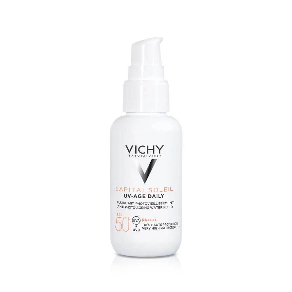 Vichy Capital Soleil Fluid anti-îmbătrânire Uv Age zilnic Spf 50+ 40ml