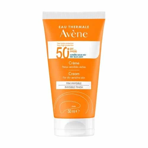 Avène Solari Cream 50+ Raze UV și lumină albastră piele sensibilă și uscată 50ml