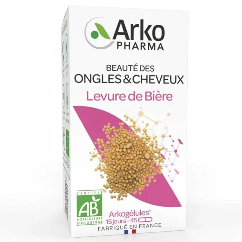 Arkopharma Arkocapsule Drojdie de bere organică pentru sănătatea unghiilor și părului 150 capsule