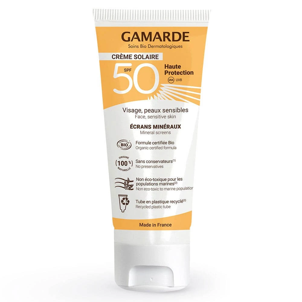 Cremă cu protecție solară ridicatǎ SPF50 UVA UVB P, 40 ml, Gamarde