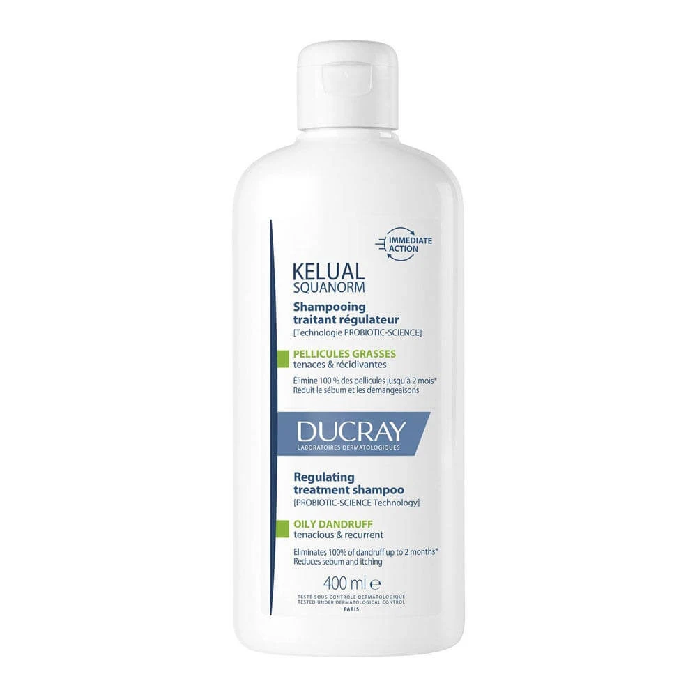 Ducray Kelual Squanorm Șampon pentru tratarea mătreții grase 400 ml